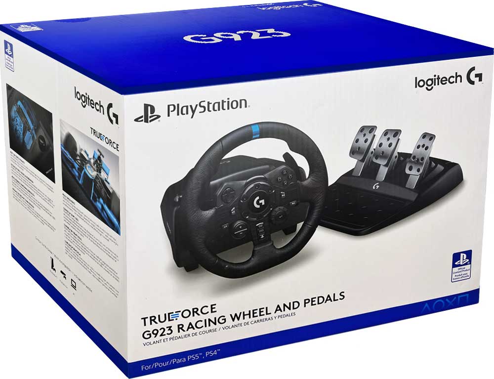 Logitech G923 Racing Wheel for PlayStation| Microplay Newmarket