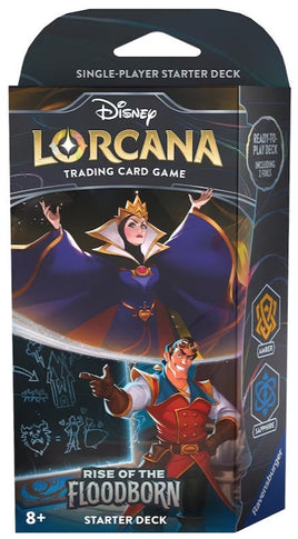 Disney's Lorcana: Rise of the Floodborn Starter Deck (Amber/Sapphire)