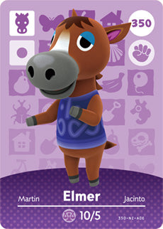 Animal Crossing Amiibo Card (Elmer 350)