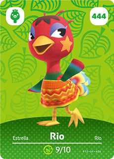 Animal Crossing Amiibo Card (Rio 444)