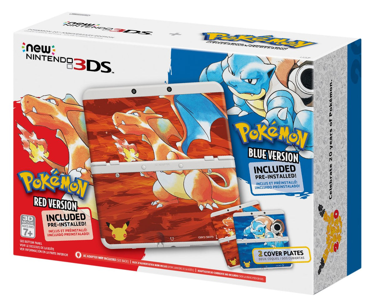 New Nintendo 3DS (Pokemon 20th Anniversary Edition) (Complete in