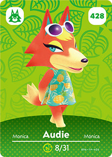 Animal Crossing Amiibo Card (Audie 428)