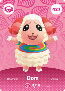 Animal Crossing Amiibo Card (Dom 427)