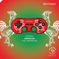 Sriracha Pixel Art Bluetooth Controller (Twin Rooster) for Switch