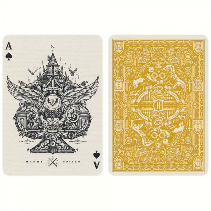 Theory11 Harry Potter Hufflepuff (Yellow) Playing Cards Microplay