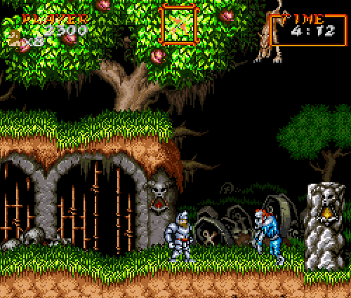 Game Super Nintendo Ghouls And Ghosts Ghosts 'n Goblins
