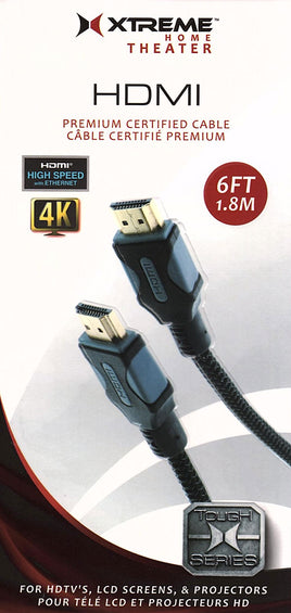 Xtreme Home Theater HDMI Cable (6 FT)