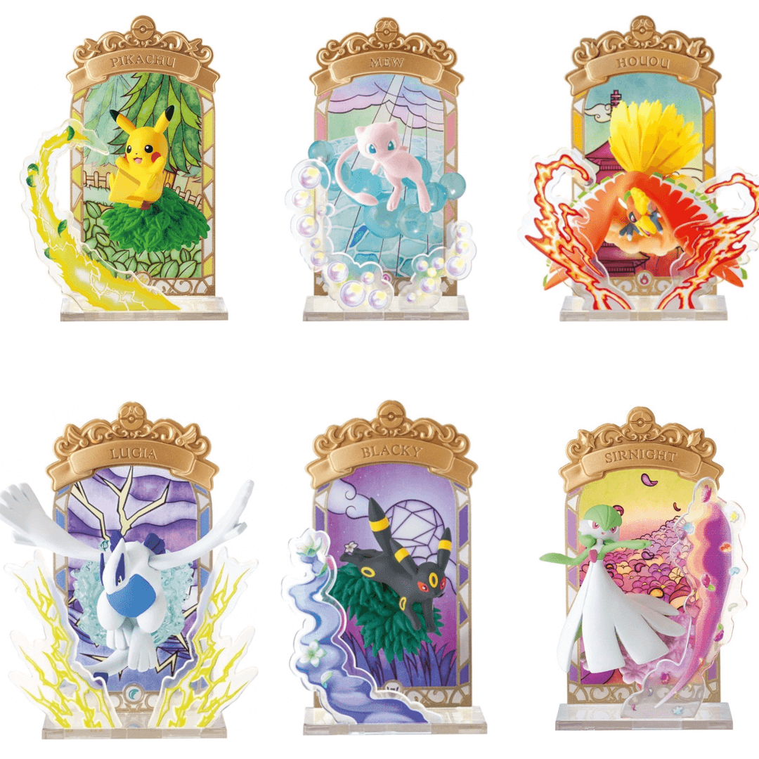 Pokemon Stained Glass Collection (Single Blind Box)| Microplay Pokemon Stained Glass Collection (Single Blind Box)| Microplay