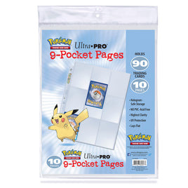 Ultra-Pro Pokémon 9-Pocket Binder Page (10 Pages)