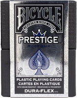 Bicycle Prestige Rider Black Plastic Playing Cards