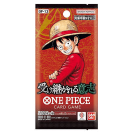 One Piece Card Game OP-13 (Japanese) Carrying on His Will Booster Pack