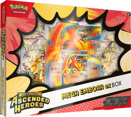 Pokemon TCG Ascended Heroes Mega Emboar ex Box (Limit 1 Per Household)