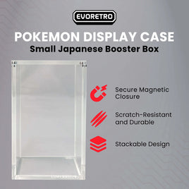 Pokemon Japanese Small Booster Box Acrylic Display