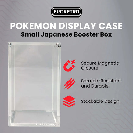 Pokemon Japanese Small Booster Box Acrylic Display| Microplay Newmarket Pokemon Japanese Small Booster Box Acrylic Display| Microplay Newmarket