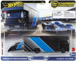 Hot Wheels Team Transport Sauber-Mercedes C9 & Fleet Flyer