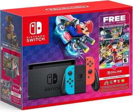 Nintendo Switch Mario Kart 8 Bundle w/ 3 Months of Nintendo Online