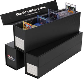 Quick Fold Card Box 3-Pack (225 Toploader Cards)