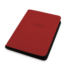 9-Pocket Sideloading Zip Binder (Red)