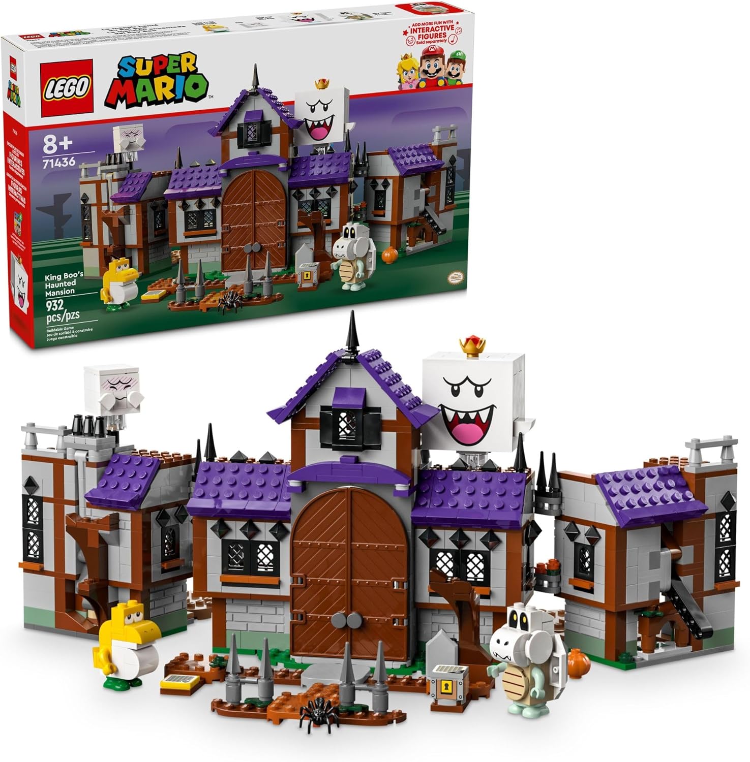 LEGO Super Mario: King Boo's Haunted Mansion Set 71436| Microplay