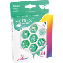 RPG Dice Set Candy-Like Series: Mint