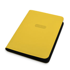 9-Pocket Sideloading Zip Binder (Yellow)