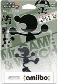 Super Smash Bros Mr. Game & Watch Amiibo