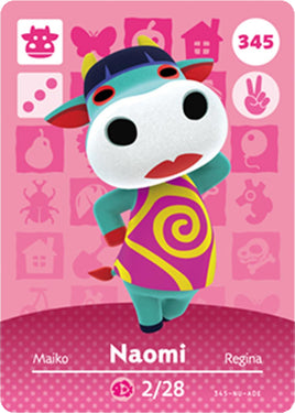 Animal Crossing Amiibo Card (Naomi 345)