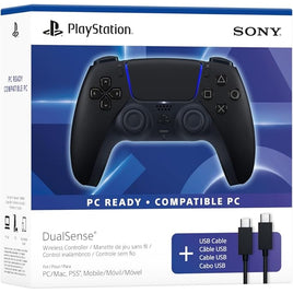 USB-C DualSense Wireless Controller PC Midnight Black