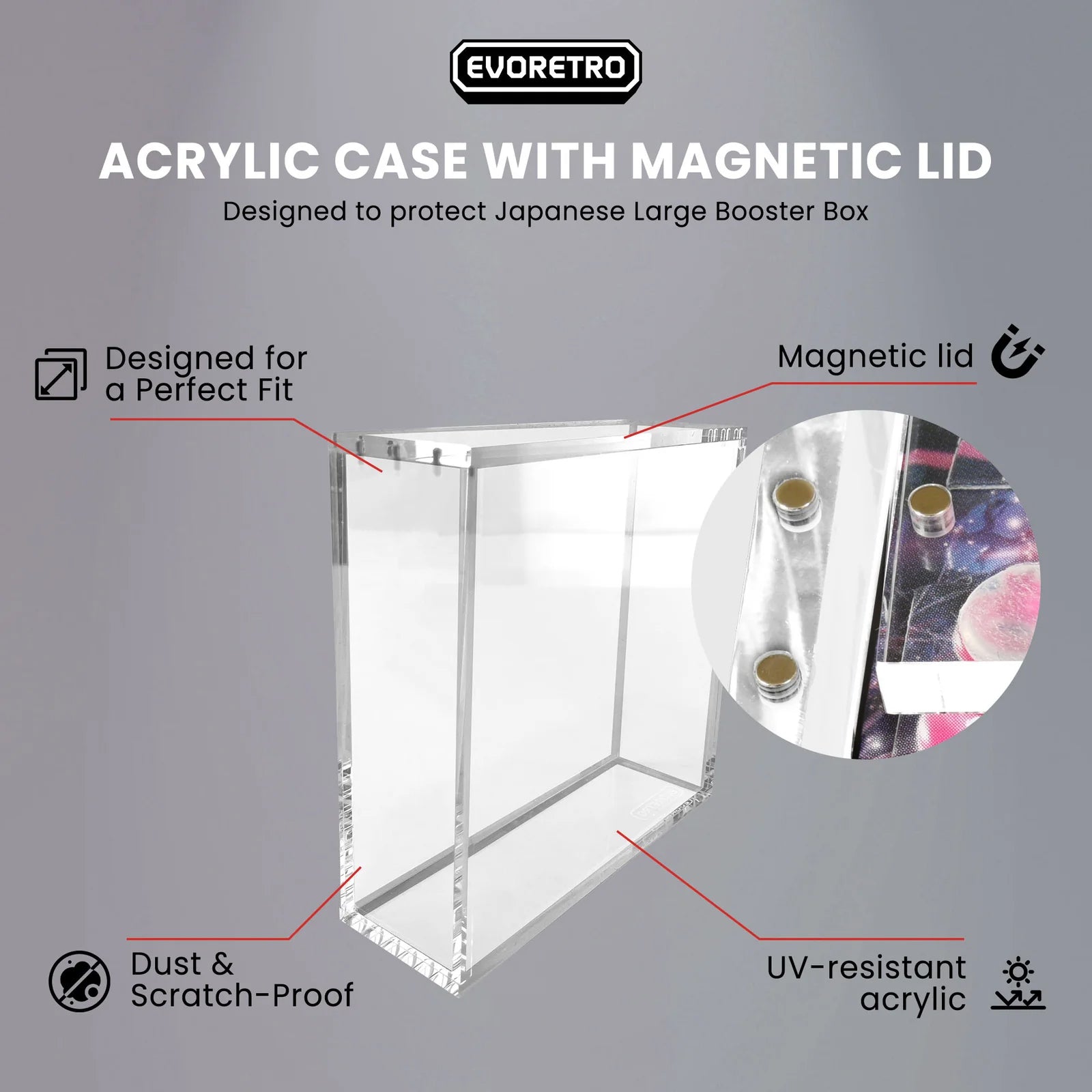 Pokemon Japanese Large Booster Box Acrylic Display| Microplay Newmarket