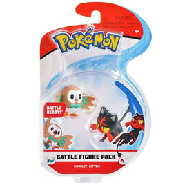 Pokemon Battle Figure Pack Rowlet & Litten