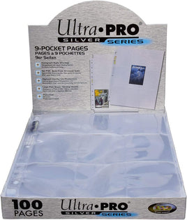 Ultra Pro Silver Series 9-Pocket Pages (100 Pages)