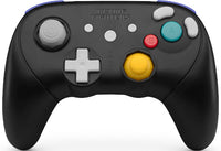 BattlerGC Wireless Pro Gamepad (Black) for GameCube, Switch, Wii & Wii U