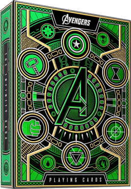 Theory 11 Avengers (Green) Playing Cards