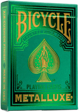 Bicycle Metalluxe (Holiday Green) Playing Cards