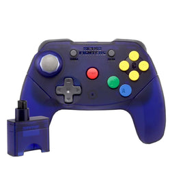 Brawler64 Wireless Controller for N64 (Transparent Purple)