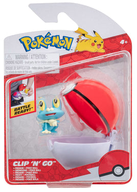 Pokemon Clip N' Go Froakie + Poke Ball