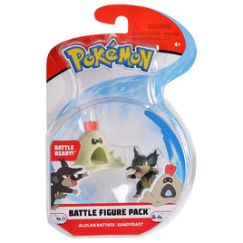 Pokemon Battle Figure Pack Alolan Rattata & Sandygast