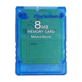 8MB Memory Card (Clear Blue) for PlayStation 2 (Pre-Owned)