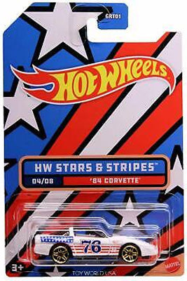 Hot Wheels Stars & Stripes '84 Corvette 04/08