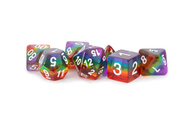 FanRoll Resin 16mm Dice Set (Translucent Rainbow)