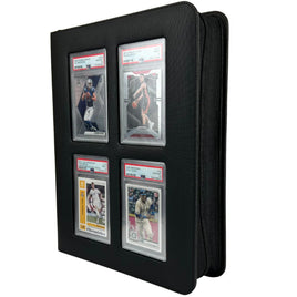 Premium Card Slab Binder with Window (Black)