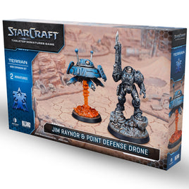 StarCraft: Table Top Miniatures Jim Raynor & Point Defense Drone Expansion Set