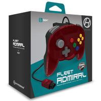 Fleet Admiral Premium Wired Controller (Fire Fleet) for Nintendo 64