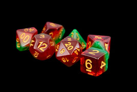 FanRoll Resin 16mm Dice Set (Watermelon)