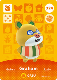 Animal Crossing Amiibo Card (Graham 324)