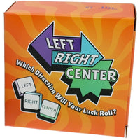 Left Center Right Dice Game w/Wooden Box