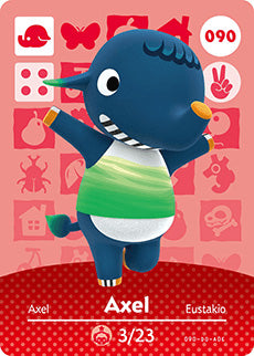 Animal Crossing Amiibo Card (Axel 090)