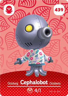 Animal Crossing Amiibo Card (Cephalobot 439)