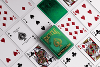 Bicycle Metalluxe (Holiday Green) Playing Cards