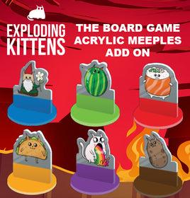 Exploding Kittens the Board Game (Acrylic Meeples)